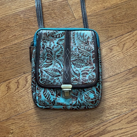 Vintage USA United Suspl Crossbody Bag - Picture 1 of 5